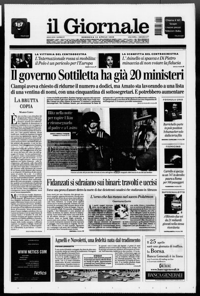 Il giornale : quotidiano del mattino